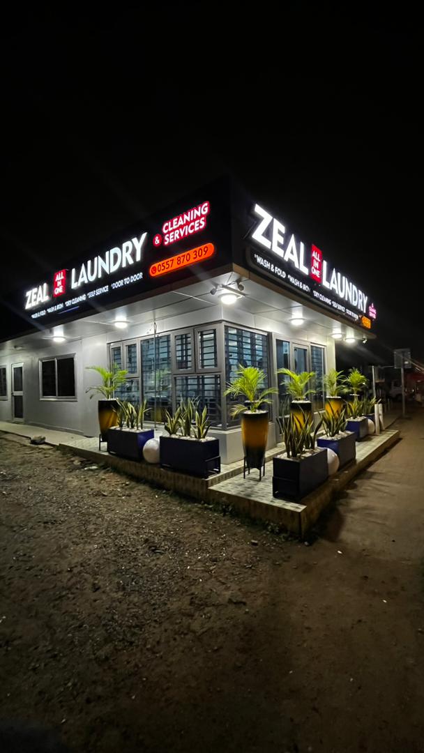 Zeal Laundry storefront front view